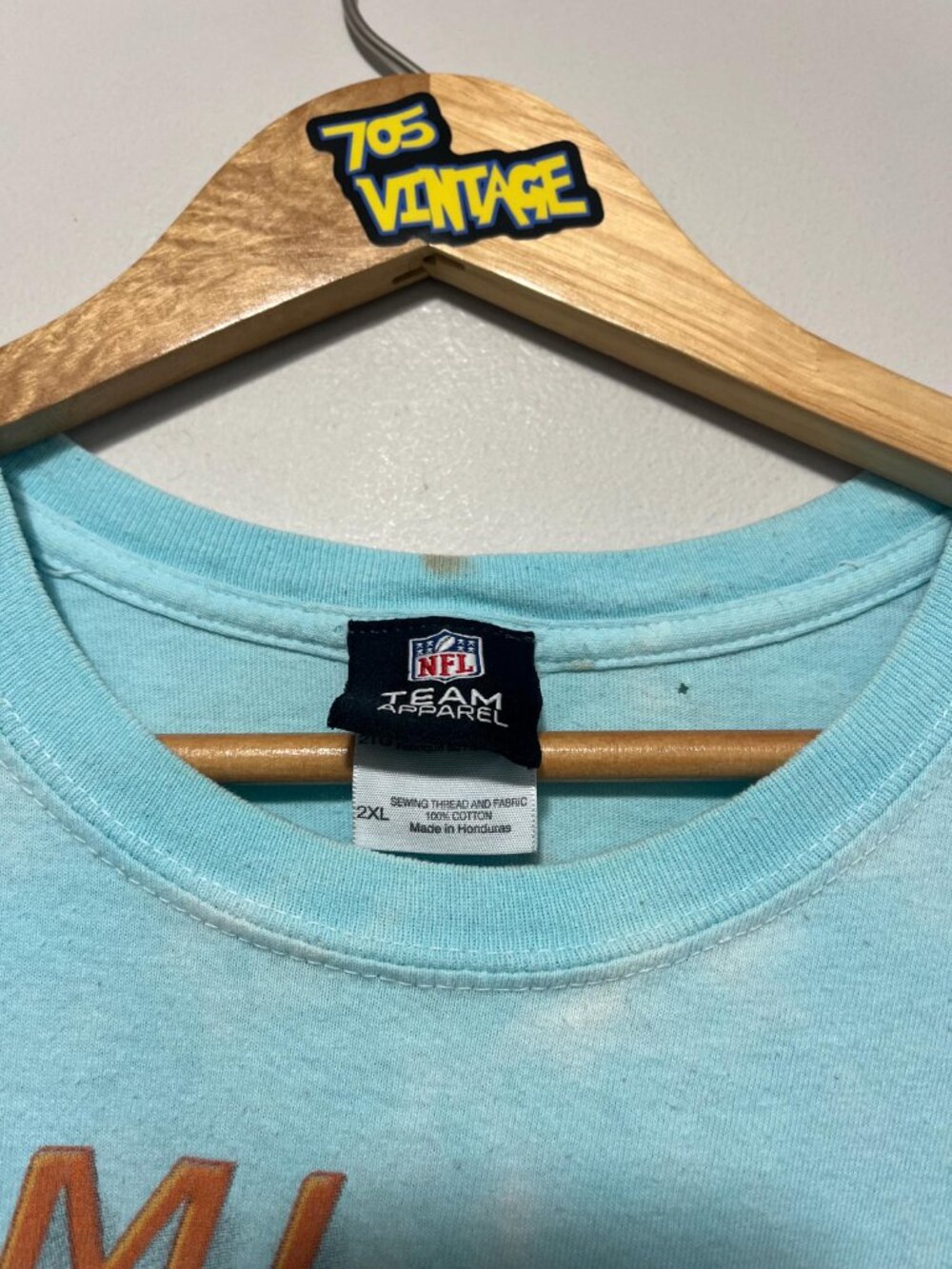 Vintage Miami Dolphins NFL Tye Dye Tshirt - Picture 6 of 6
